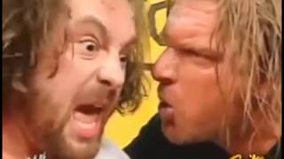 WWE RAW Triple H amp Eugene Backstage Segment 2004 [upl. by Klemperer257]