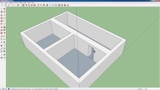 Sketchup  Comment créer une maison [upl. by Ezequiel]