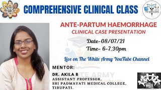 Ante Partum Hemorrhage  COMPREHENSIVE CLINICAL CLASS [upl. by Lrad660]