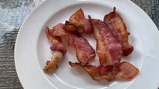 Air Fryer Bacon  How To Cook Bacon In The Air Fryer  Easy Crispy Air Fried Bacon Recipe [upl. by Alyak]