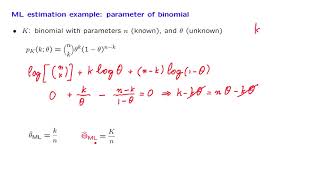 L2010 Maximum Likelihood Estimation Examples [upl. by Yrotciv]