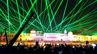 Diwali 2020 Breathtaking show of lights in Ayodhya [upl. by Anerec]