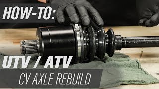 How To Rebuild an ATVUTV CV Axle [upl. by Aniv]