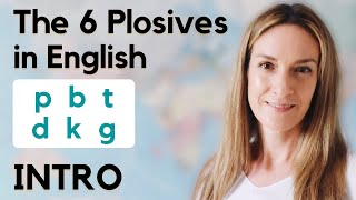 The 6 Plosives in English  INTRO  English Pronunciation [upl. by Enreval]