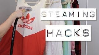 HOW TO STEAM CLOTHES  5 Steaming Hacks From A Poshmark Seller [upl. by Lurleen]