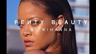 Rihanna Debuts Fenty Beauty Campaign Ft Halima Aden Slick Woods and Leomie Anderson [upl. by Ehtiaf]