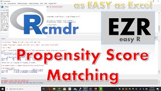 Propensity Score Matching in EZR [upl. by Licko]