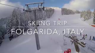 Folgarida Italy  Skiing Trip 2018  GoPro [upl. by Naitsihc]