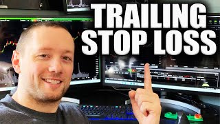 Trailing Stop loss Limit Order Questrade Live Day Trading [upl. by Kamila862]