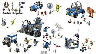 All Lego Jurassic World Sets  Lego Speed Build Review [upl. by Just167]