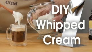 DIY whipped cream in 60 seconds [upl. by Hewitt]