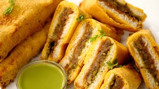 ब्रेड पकोड़ा बनाने की विधि  Bread Pakoda Recipe  CookingShooking [upl. by Alvie]