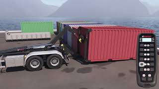 MULTILIFT COMMANDER  ISO Container Handling Unit for hooklift [upl. by Eilatam]