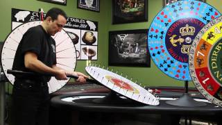 Spinning Prize Wheels at Straight Poker Supplies Toronto Canada [upl. by Radnaskela894]