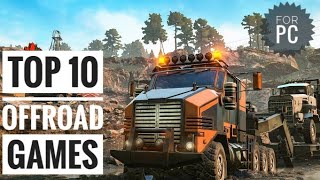 TOP 10 OFFROAD GAMES FOR PC2020 [upl. by Horgan494]