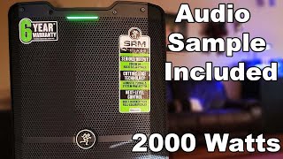 2000 Watts of AMAZING Audio Mackie SRM V Class Speaker Review [upl. by Tulley]