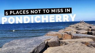 Pondicherry  5 Must Visit Places  Try Surfing in Puducherry [upl. by Nonahs]