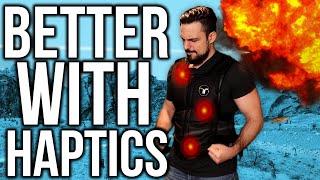 VR is BETTER with Haptics  bHaptics x40 Tactsuit Review [upl. by Aiyram]