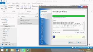 Delete Empty Outlook Folders [upl. by Breanne]