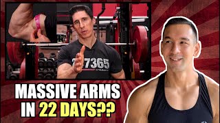 AthleanXs ABSURD Arm Training Advice Is This For Real [upl. by Ahseiyn]