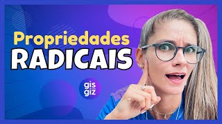 PROPRIEDADES DOS RADICAIS  RADICIAÇÃO  \Prof Gis [upl. by Kempe]