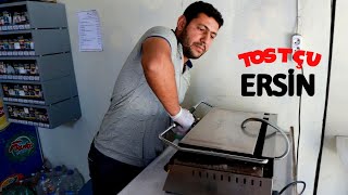 Sanayi Tostçusu Ersin Bol Malzemeli Karışık Tost [upl. by Notnek]