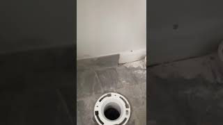 How to set an offset toilet flange [upl. by Cychosz]