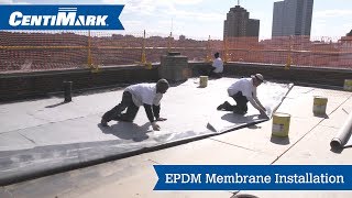 Installing an EPDM roof system [upl. by Huston]