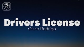 Drivers License  Olivia Rodrigo Lyrics [upl. by Hemminger655]