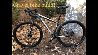 Gravel Bike Build  Budget Hardtail Mtb conversion [upl. by Armanda286]