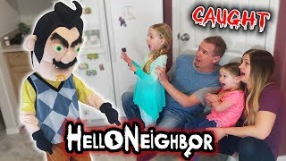 Hello Neighbor in Real Life Broke into a Strangers House amp Get Caught Part 1 [upl. by Anawt]