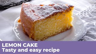 How to prepare MOIST LEMON CAKE  Traditional Italian Recipe [upl. by Favata]