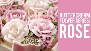 How to Make a Buttercream Rose [upl. by Graybill]