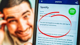 Como Adicionar Skills Amazon Alexa  Spotify RESTRICOES GEOGRAFICAS [upl. by Kant]