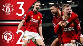 GARNACHO amp HOJLUND TO THE RESCUE 🤩  Man Utd 32 Aston Villa  Highlights [upl. by Burrus]