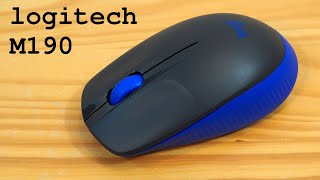 Logitech M190 wireless mouse • Unboxing overview and installation [upl. by Robyn]