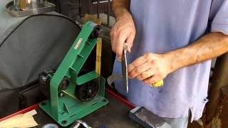 Homemade Sanding Belts for Harbor Freight Belt Sander [upl. by Sacksen179]