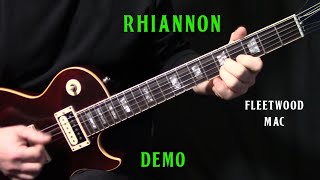 how to play quotRhiannonquot on guitar by Fleetwood Mac  DEMO [upl. by Hembree198]