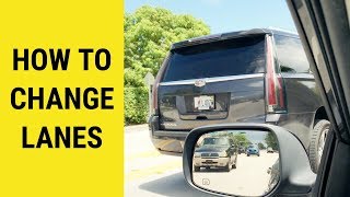 How To Change Lanes While Driving How to driveChanging lanesCAR [upl. by Yanad]