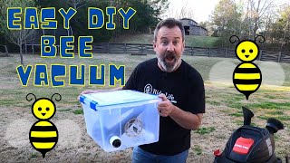 HOW TO Make a Bee Vacuum  Quick and Easy [upl. by Davy163]