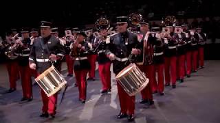 Carnabands Show 2017  Musique des Parachutistes de Toulouse France [upl. by Downe608]