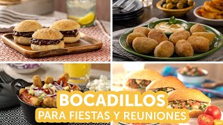 Bocadillos para fiestas y reuniones  Kiwilimón [upl. by Bergeron]