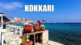 Samos Greece  Kokkari  Town Restaurants and Beach [upl. by Edgard]