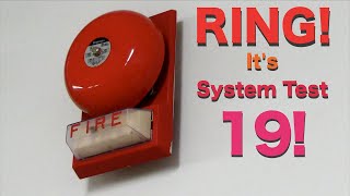 Kidde System Test 19 Fire Alarm Bell [upl. by Mussman]