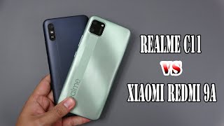 Xiaomi Redmi 9A vs Realme C11  SpeedTest and Camera comparison [upl. by Rebmat]