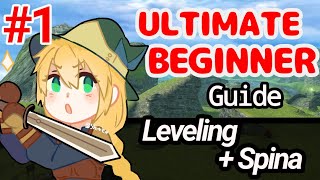 Toram Online ULTIMATE BEGINNER GUIDE  LEVELING  SPINA FROM ZERO 2020 VERSION [upl. by Lasala]