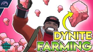 HOW TO FARM DYNITE ORE in ENDLESS DYNAMAX ADVENTURES Pokemon Sword and Shield Crown Tundra DLC [upl. by Aynek]