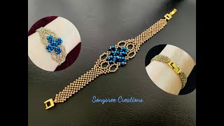 Señorita Bracelet  DIY Beaded Bracelet  Super Easy Tutorial [upl. by Vannie]