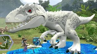 LEGO Jurassic World  Jurassic Park Hub 100 Guide 2  Dilophosaurus amp Triceratops Territory [upl. by Nodarse]