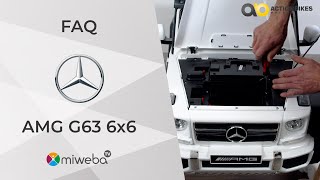 Mercedes G63 6x6 Kinder Elektroauto FAQ Video  Hilfe Tipps Tricks Fragen amp Antworten 2022 🔧 [upl. by Trefor]